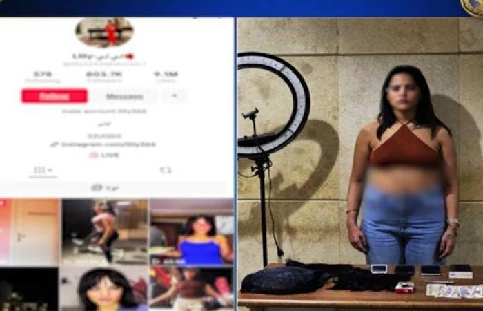 ضبط سيدة نشرت مقاطع خادشة للحياء عبر مواقع التواصل بالقاهرة