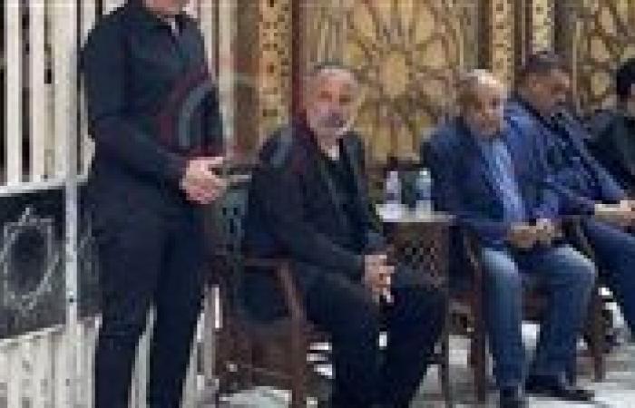 بدء عزاء والدة صبحي خليل في مسجد الحامدية الشاذلية.. صور