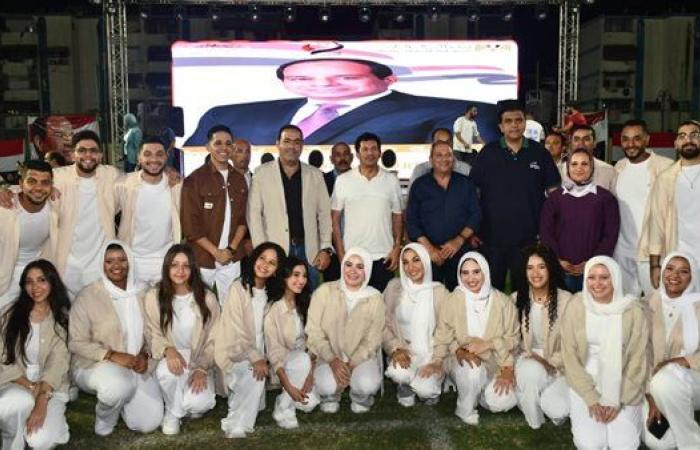 وزير الرياضة ومحافظ بورسعيد يشاركان بشبابها ثاني حفلات "ليالي بشبابها" الصيفية
