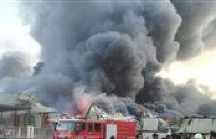 حريق مصنع منسوجات ومفروشات في الجمالية.. التفاصيل الكاملة