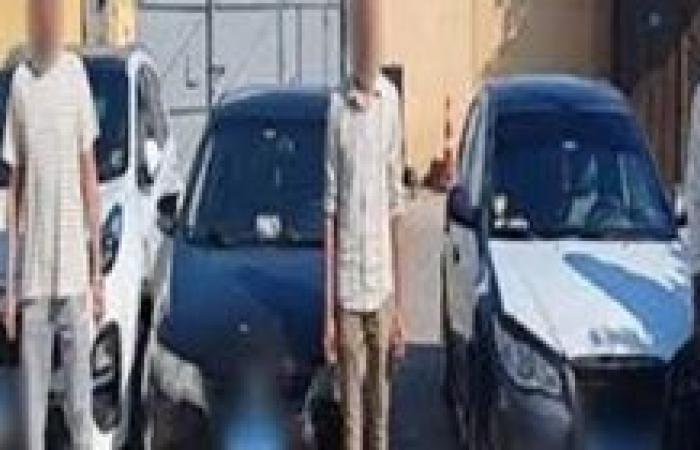 سقوط قائدى 3 سيارات  لقيامهم بآداء حركات إستعراضية في الإسكندرية