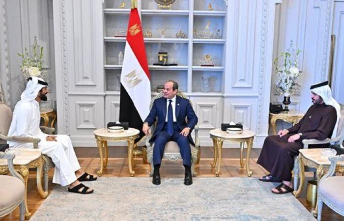 تفاصيل لقاء الرئيس السيسي ومستشار الأمن الوطني البحريني.. فيديو