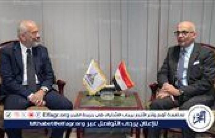 رئيس جامعة عين شمس يستقبل السفير اليوناني بالقاهرة