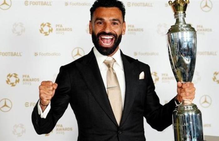 جوائز رابطة اللاعبين المحترفين الإنجليزية 2025.. محمد صلاح الملك المصرى للمرة الثالثة