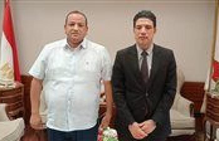 نائب محافظ سوهاج يستقبل رئيس جهاز مدينة سوهاج الجديدة