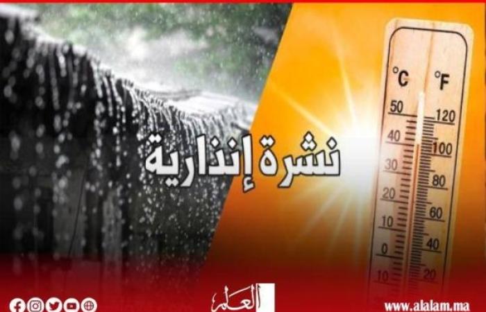 استمرار موجة الحر مع "الشركي" وزخات رعدية من الجمعة إلى الاثنين