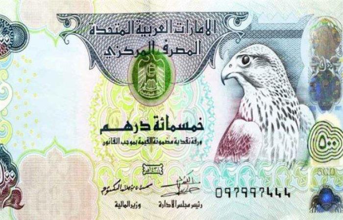 الدرهم الاماراتى يسجل 13.5 جنيه فى البنك الاهلى اليوم 20 اغسطس 2025