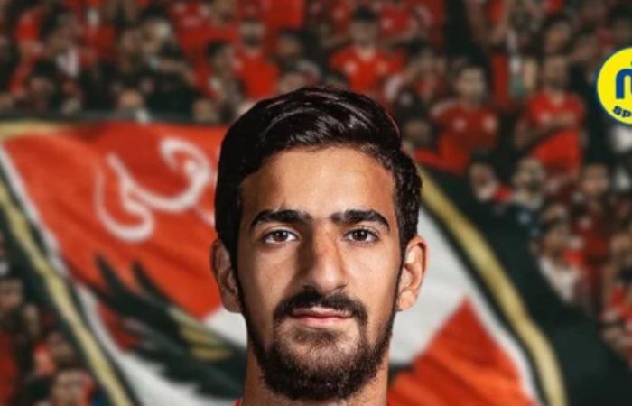 مشاركة محمد علي بن رمضان بعد اصابته للمشاركة مع الأهلي أمام غزل المحلة
