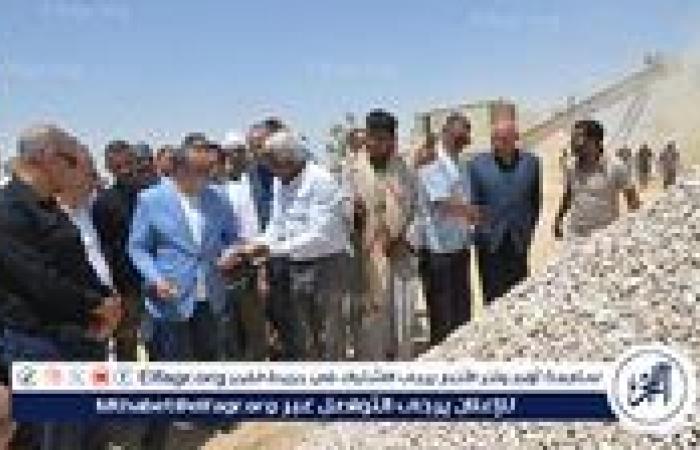 محافظ أسيوط يشهد التشغيل التجريبي لمحطة تكسير المواد المحجرية بعد إعادة تأهيلها