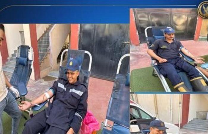 الداخلية: حملة للتبرع بالدم بمديرية أمن الوادي الجديد