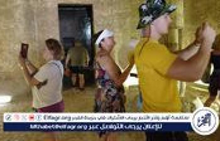تزامنا مع بدء الموسم السياحي… وفود ألمانية ومجرية تزور المناطق الأثرية بالمنيا