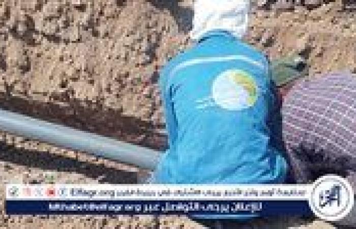 مياه الفيوم تمد خطوط جديدة لعزبة العمدة وعلام للقضاء على ضعف مياه الشرب