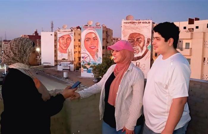 حين تتحول الجدران إلى قلوب تنبض بالهوية.. "مها وعلي" يرسمان ملامح مصر في مشروع ذهب أسوان