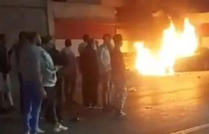 القبض على مالك عقار أشعل النيران في عامل مطعم بالمعصرة