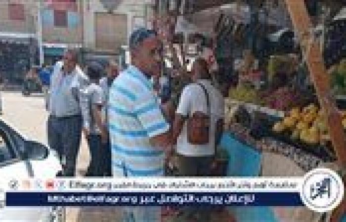حملات مكبرة لرفع الإشغالات وتعديات الباعة الجائلين بمركز الغنايم بأسيوط
