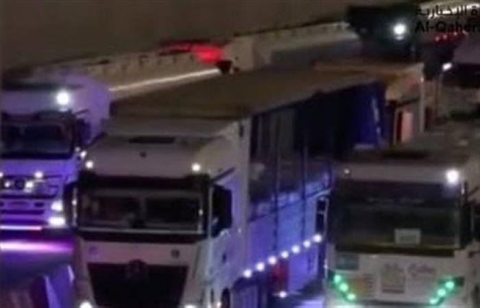 القاهرة الإخبارية: اصطفاف قافلة المساعدات الإنسانية الـ20 تمهيدًا لدخولها من مصر إلى قطاع غزة