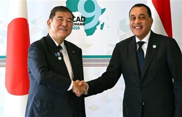 رئيس الوزراء يلتقي نظيره الياباني ويطرح إقامة منطقة صناعية يابانية في قناة السويس