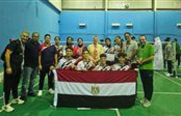 مصر تحصد فضية الريشة الطائرة بالبطولة العربية المدرسية بالأردن