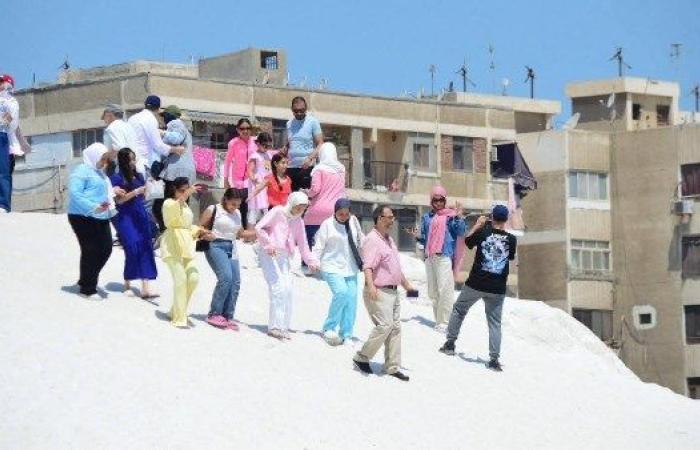 جبال الملح ببورفؤاد تستقبل الزوار في عطلة نهاية الأسبوع