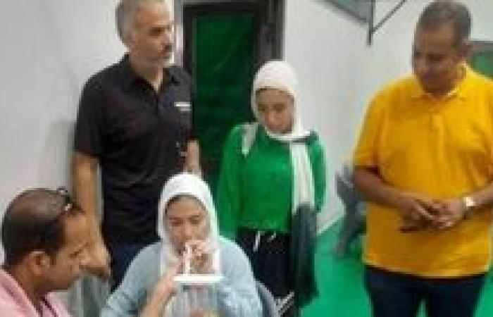 جولة تفقدية لـ وكيل الشباب والرياضة بالقليوبية داخل وحده الطب الرياضي