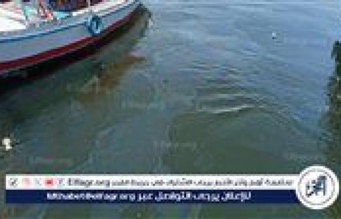 «مياه الأقصر» تسيطر على بقعة زيت فى مياه النيل دون تأثر المواطنين أو إنقطاع الخدمة