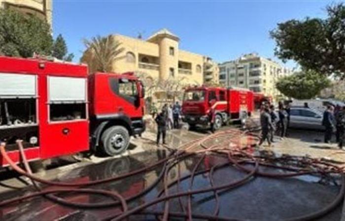 الحماية المدنية تسيطر على حريق داخل صيدلية في بكوم يعقوب بقنا