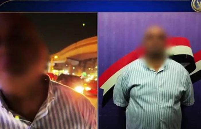 ضبط منادي سيارات اعتدى على سائق دراجة نارية بالقاهرة