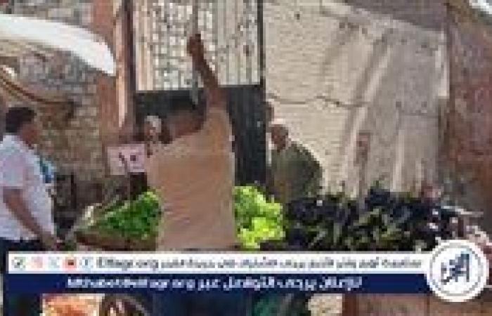 حملة مكبرة لإزالة إشغالات الباعة الجائلين والتعديات على الطريق بمدينة أبوتيج بأسيوط