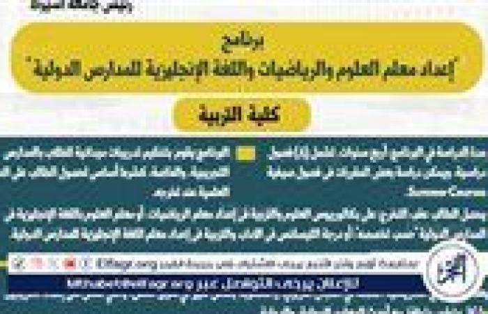تربية أسيوط تقدم برنامجي إعداد معلم العلوم والرياضيات ومعلم التعليم الصناعي فى العام الجامعي الجديد