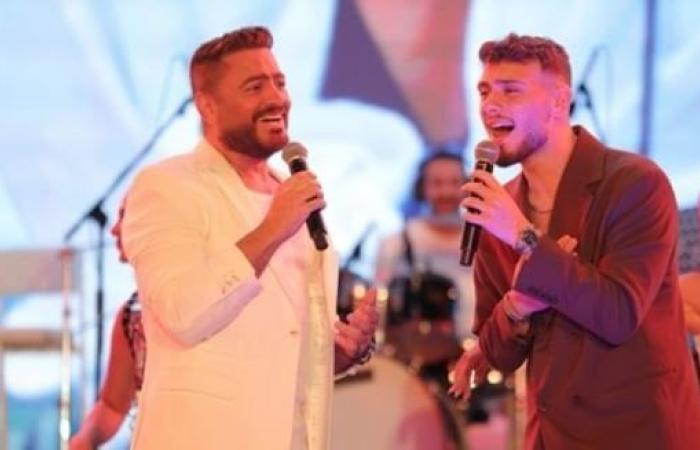 «نجم كبير».. تامر حسني يوجه رسالة للفنان السوري الشامي