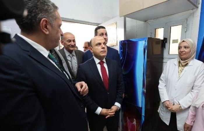 إفتتاح عيادة جديده للتغذية العلاجيه بالمستشفى العام  بكفرالشيخ لخدمة المرضى