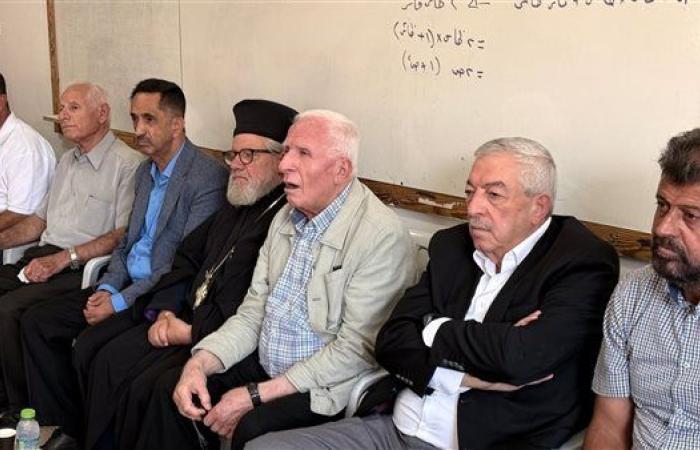 وفد من قيادات فتح والتحرير يزور بلدة المغير دعماً لصمودها في مواجهة عدوان الاحتلال