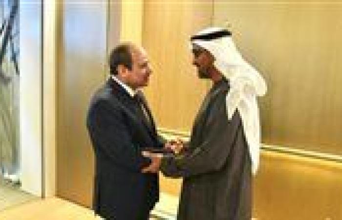 عاجل.. الرئيس السيسي يستقبل محمد بن زايد في مطار العلمين في زيارة تمتد لعدة أيام