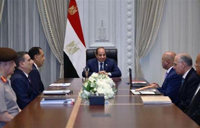 الرئيس السيسي يطلع على مستجدات إنشاء وتحديث وتشغيل وإدارة الموانئ على مستوى الجمهورية