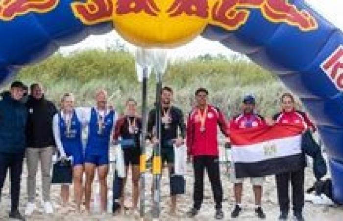 بعثة التجديف الشاطئي تعود للقاهرة بعد المشاركة ببطولة البلطيق الدولية