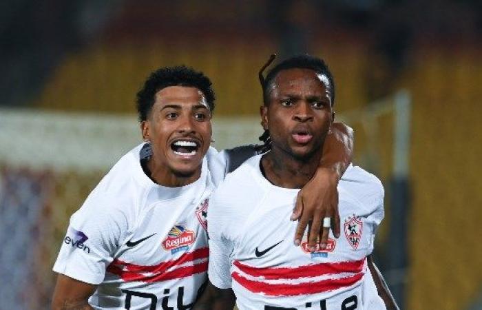 «شيكو بانزا» رجل مباراة الزمالك وفاركو في الدوري المصري