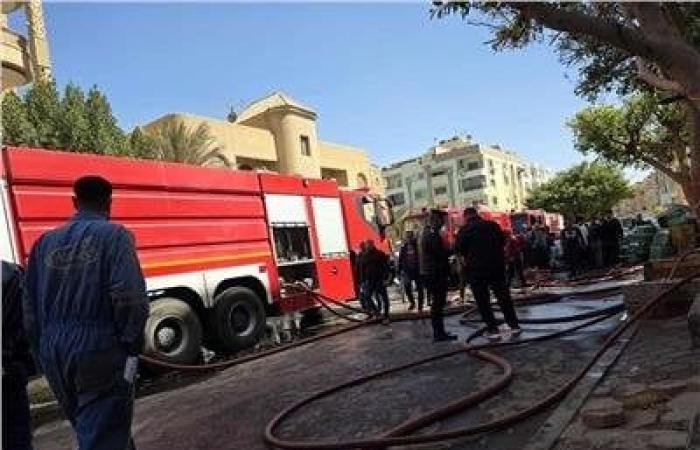 «النيران أكلت كل شيء».. إصابة 6 أشخاص في حريق مبنى مجاور للوحدة الصحية بقرية ناهيا
