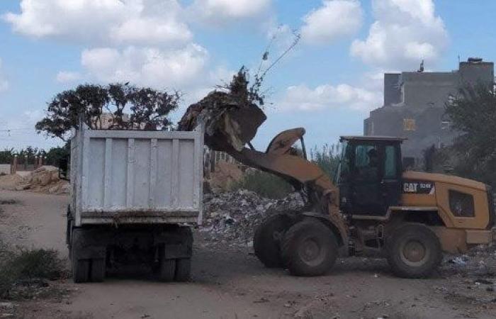 رفع 112 طن قمامة ومخلفات خلال حملات نظافة مكثفة بإيتاي البارود
