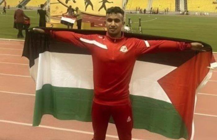 استشهاد العداء الفلسطيني علام عبد الله العمور جنوب خان يونس