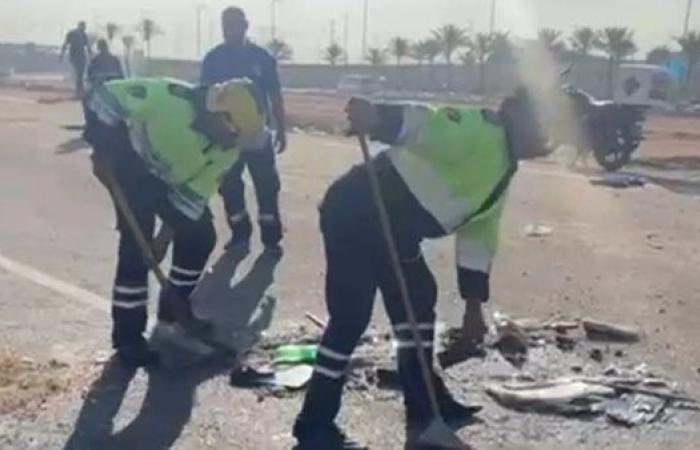 التحريات تكشف تفاصيل إصابة 26 شخصًا في انقلاب أتوبيس ركاب بمدينة بدر