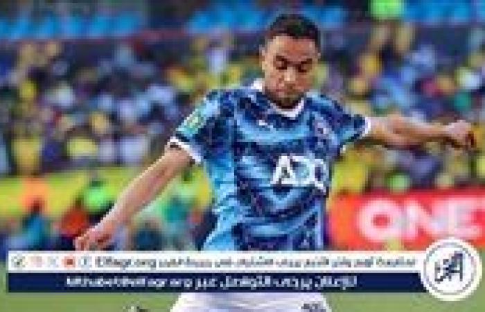غضب داخل بيراميدز تجاه محمد الشيبي بعد طرده أمام مودرن سبورت