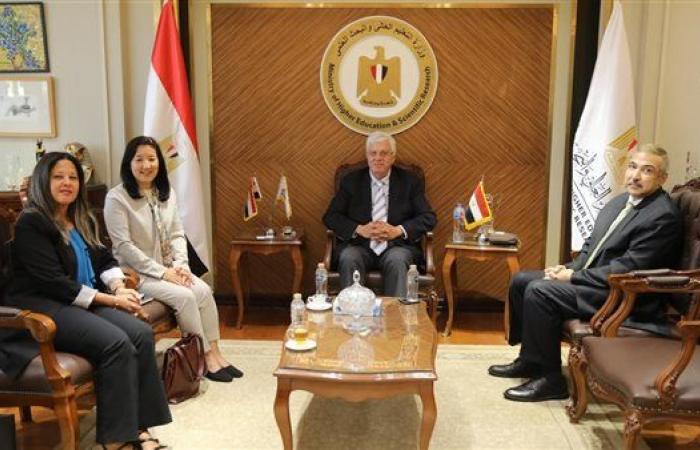 وزير التعليم العالي يستقبل الممثلة المقيمة الجديدة لبرنامج الأمم المتحدة الإنمائي في مصر
