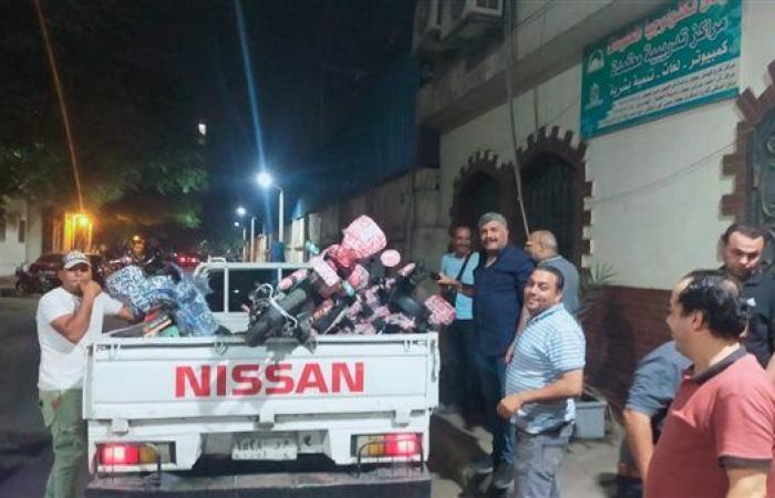 حملة مكبرة في الدقي لضبط الإسكوتر الكهربائي حفاظًا على حياة المواطنين.. صور