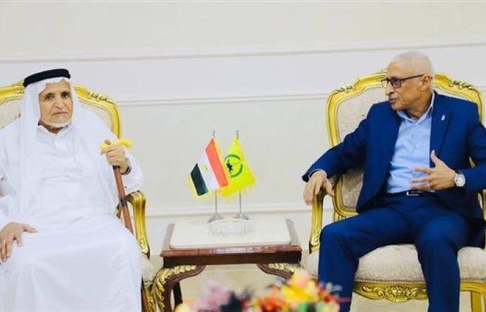 محافظ شمال سيناء يستقبل أهالي قرية الجورة