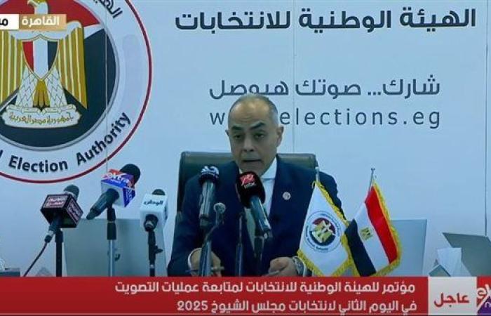 الوطنية للانتخابات: تلقينا شكوتين من مرشحين بجولة الإعادة بانتخابات مجلس الشيوخ
