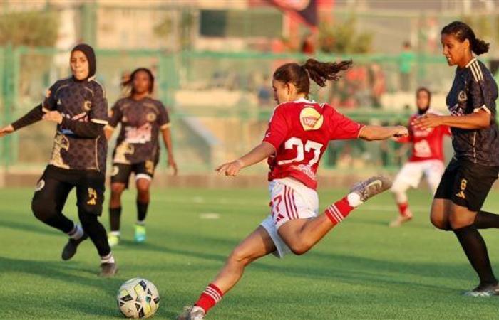 الأهلي يكتسح اتحاد بسيون بتسعة أهداف نظيفة في دوري الكرة النسائية