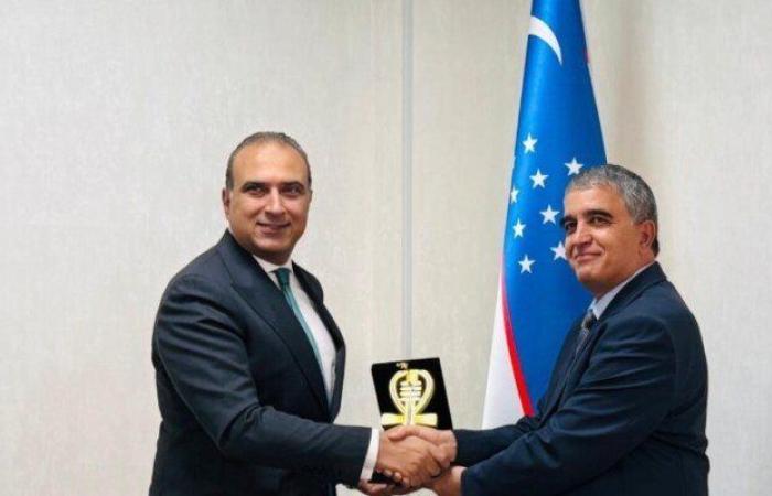 وزير الموارد المائية الأوزبكي يشيد بخبرة مصر الواسعة في مجالات الري وإدارة المياه والزراعة