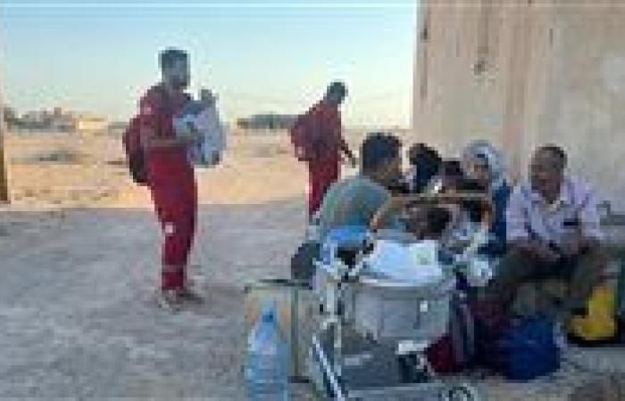 الهلال الأحمر يساند مصابي قطار مطروح بمساعدات عاجلة