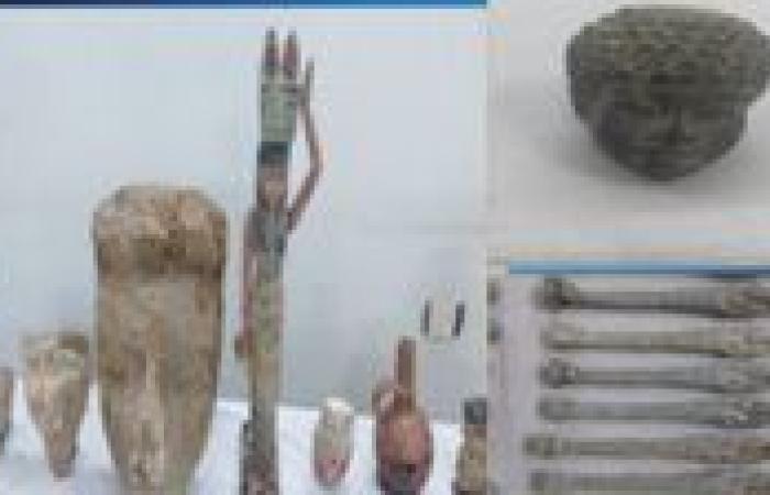 القبض على تاجر أدوات منزلية بحوزته 577 قطعة في المنيا