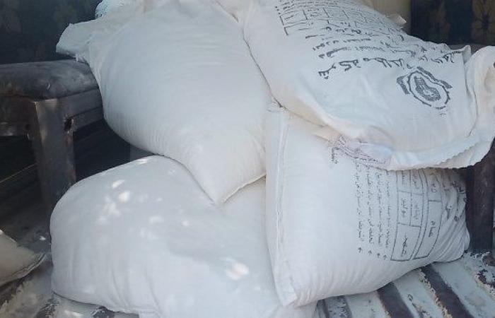 ضبط ٦٠٠ كيلو جرام دقيق بلدى خاصة بمستودعات الدقيق داخل مطحن غلال بأحدى قرى إسنا